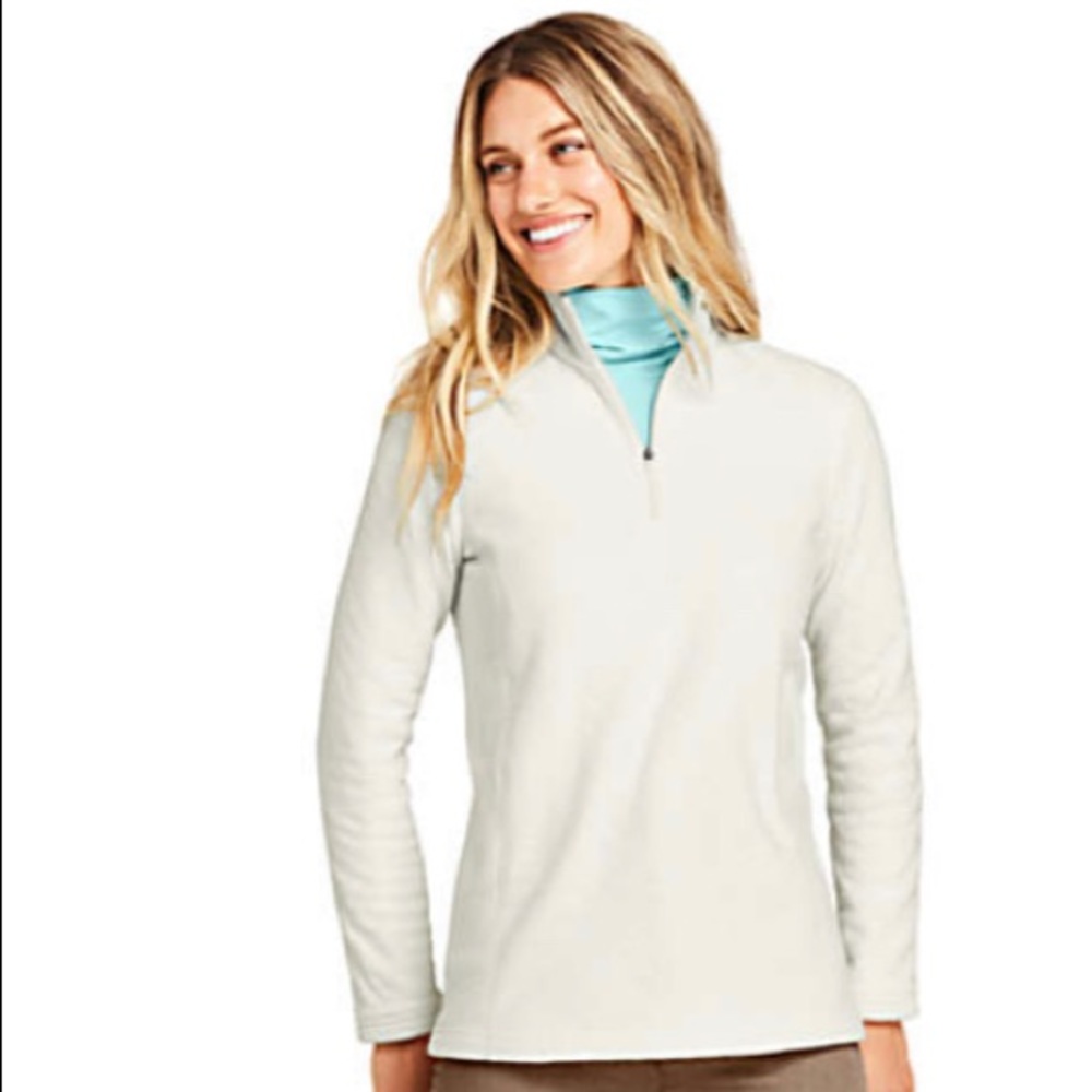 Lands End Fleece quarter zip